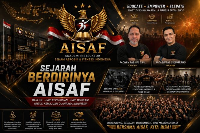
					AISAF Siap Cetak SDM Unggul di bidang kebugaran. 