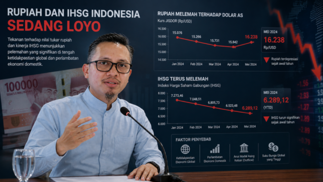 
					Pertumbuhan Semu 5,61% di Tengah Loyonya Rupiah dan IHSG : Ujian Berat Pengambilan Keputusan Ekonomi Kabinet Prabowo