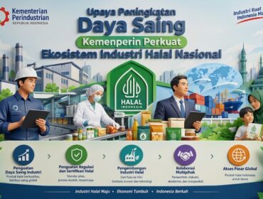 Gambar ilustrasi upaya Kemneperin dorong daya saing melalui Industri Halal/Foto. AI/Industriindonesia.id