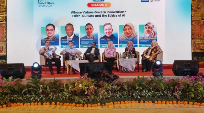 Sesi Interactive Lab bertema antikorupsi dan integritas organisasi pada rangkaian Global Ethics Forum (GEF) 2026 di Bali, 20–22 Oktober 2026.