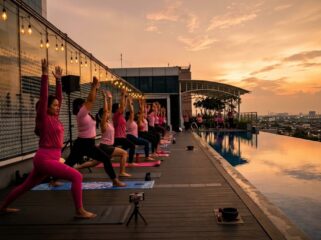 Pinktober 2026, Vertu Harmoni Jakarta Hadirkan Sunset Yoga Bersama Hendi Takizawa/Foto. ist/Industriindonesia.id